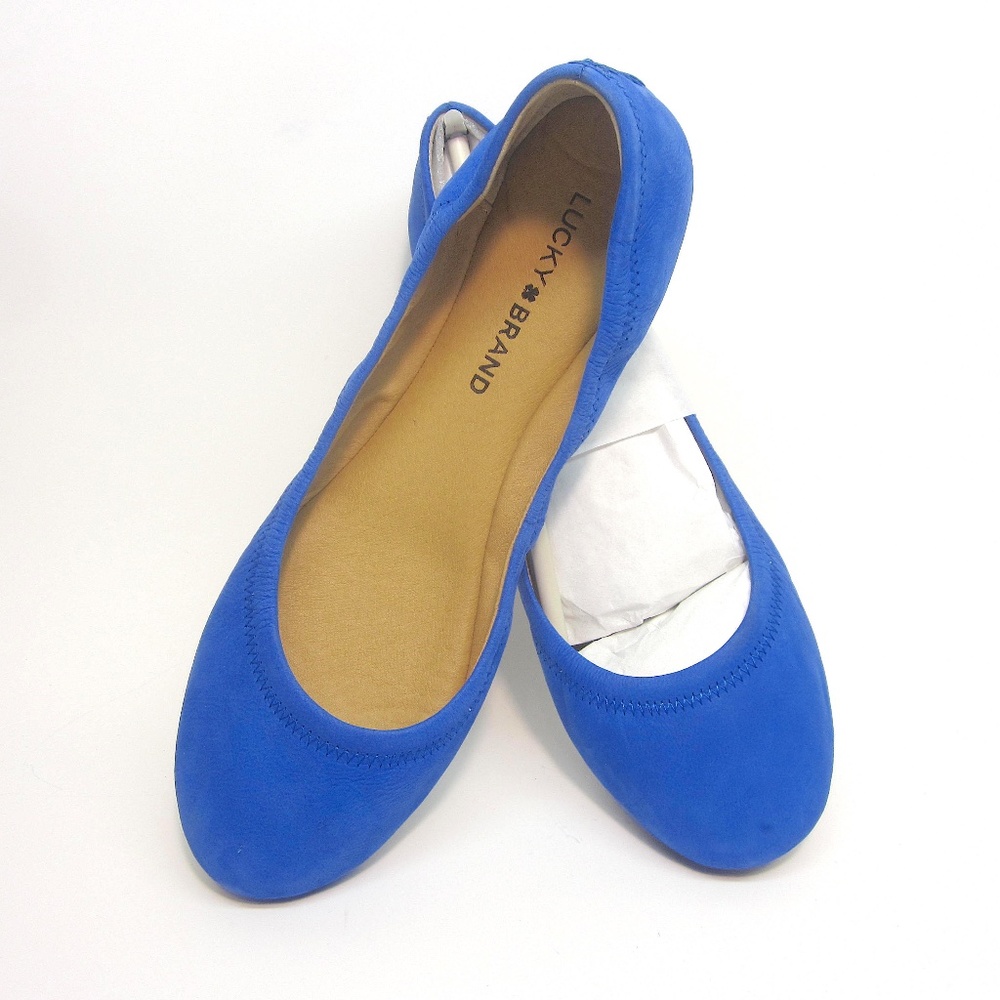 Lucky Brand Emmie Ballet Flats Blue 8.5M